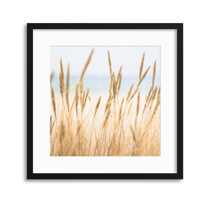 Sitting by the Shore Framed Print - USTAD HOME