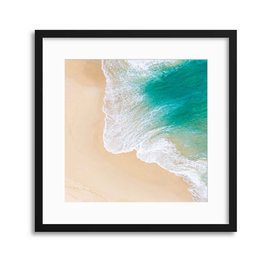 Licking the Shore Framed Print - USTAD HOME