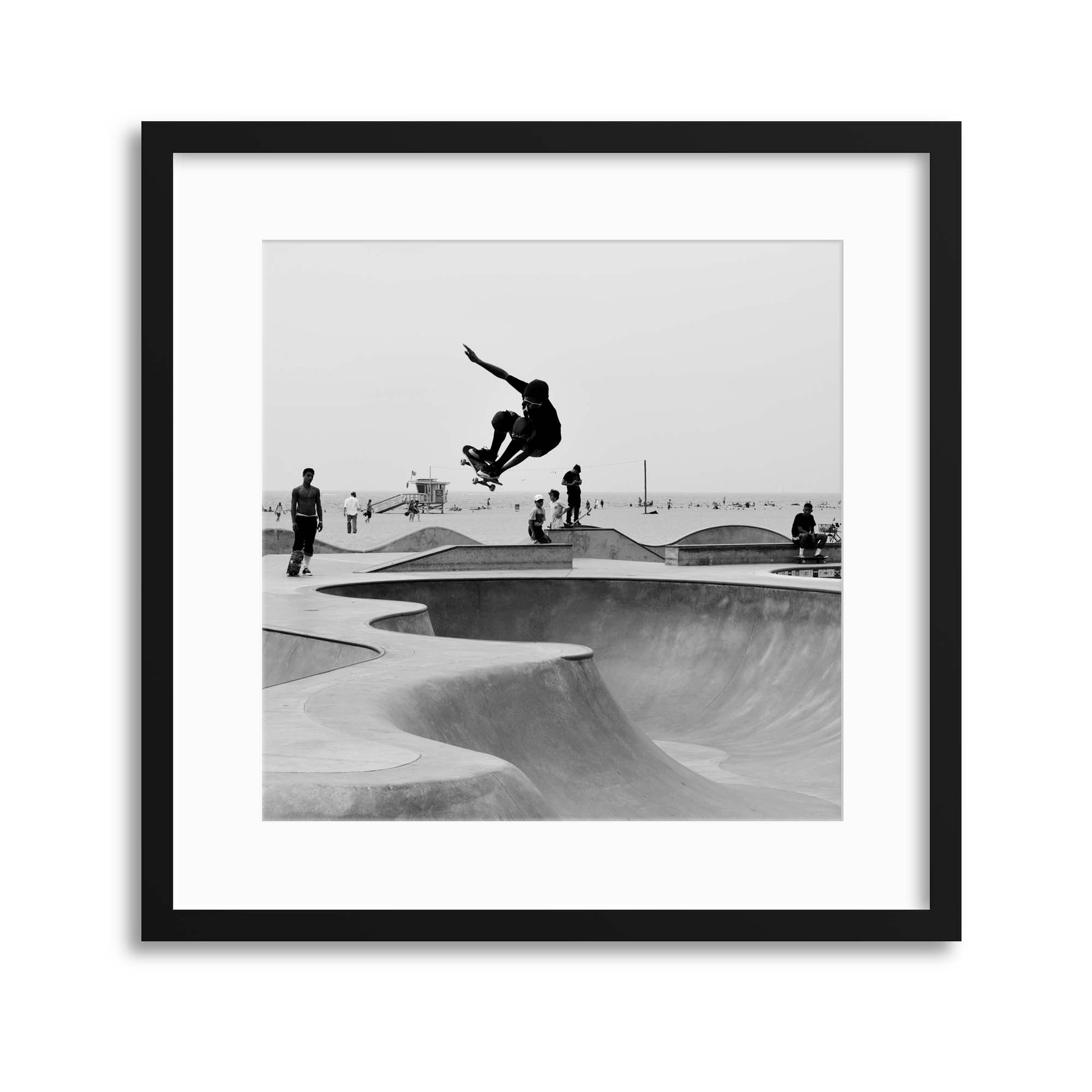 Getting Air Framed Print - USTAD HOME