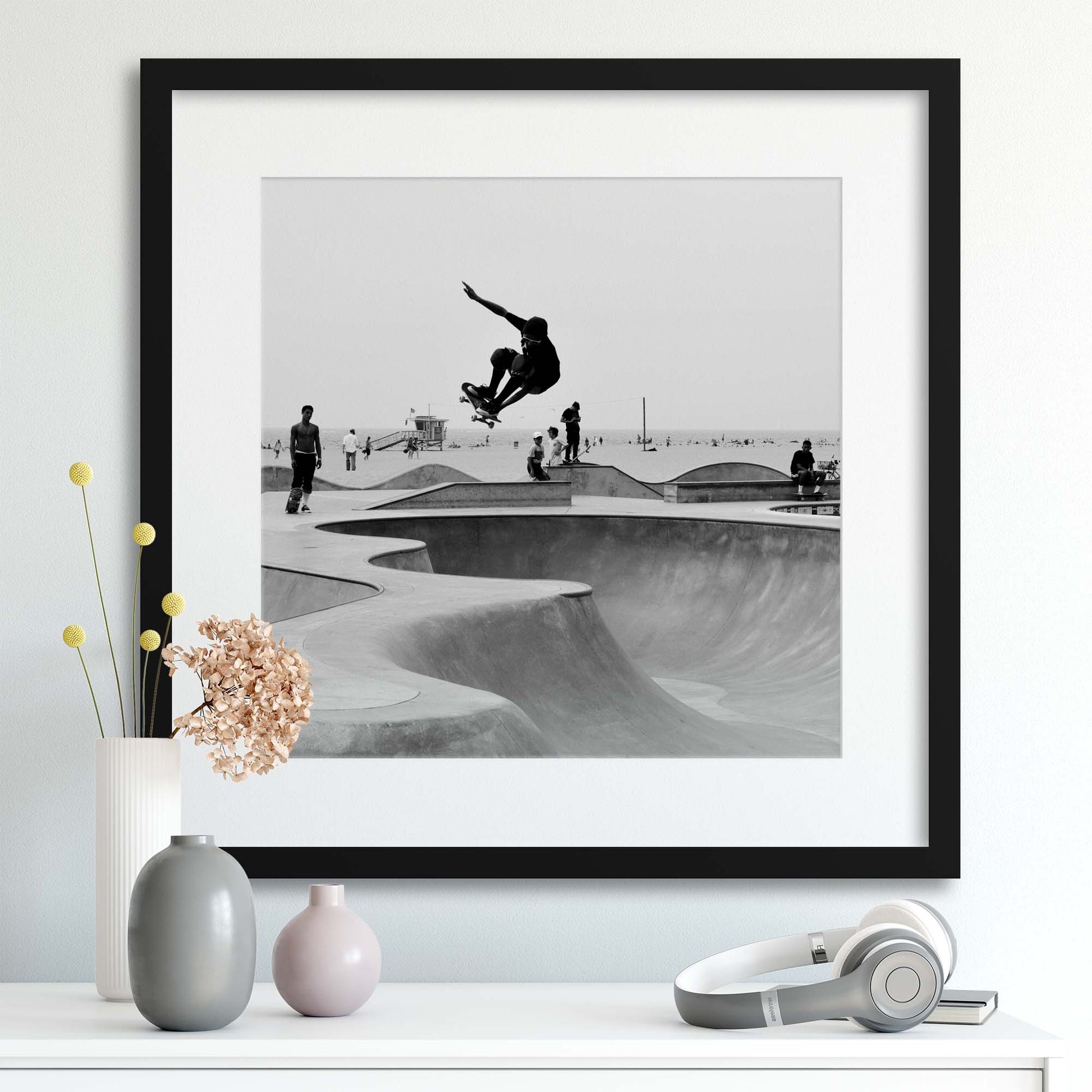 Getting Air Framed Print - USTAD HOME