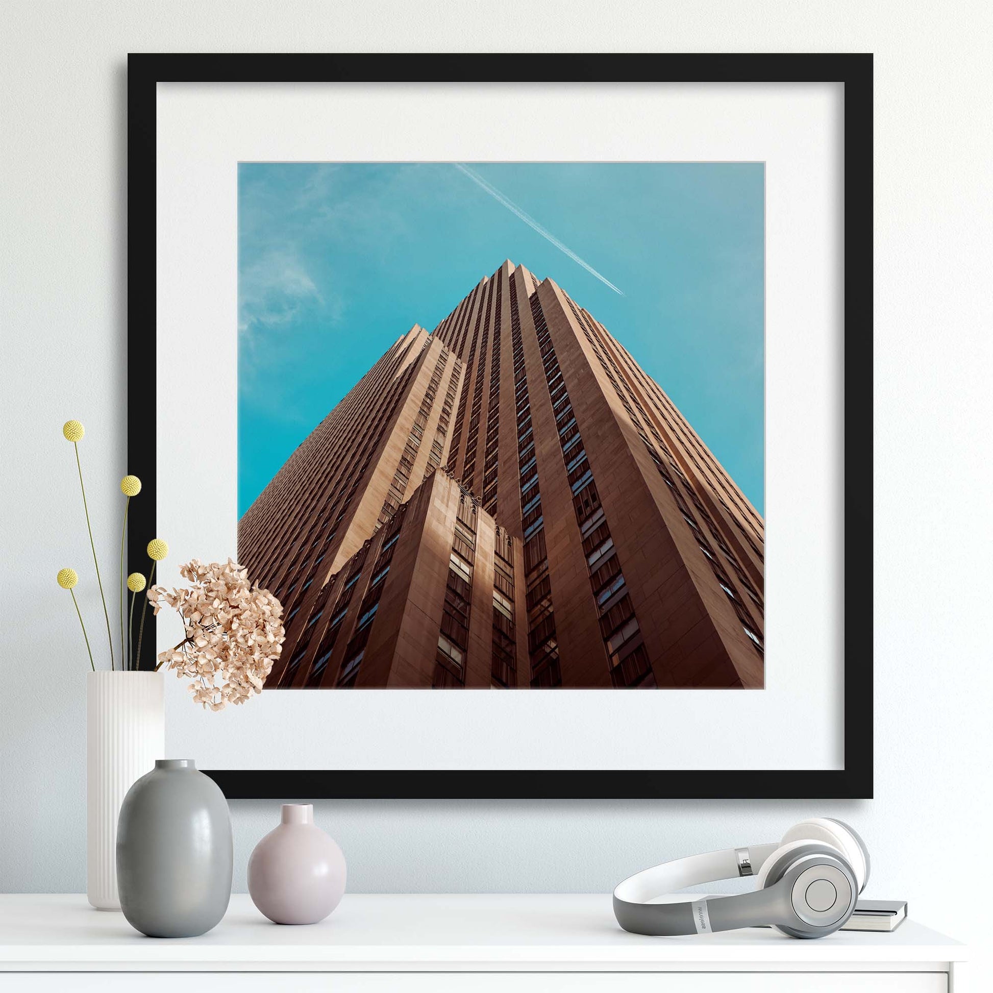 Soaring in the City Framed Print - USTAD HOME