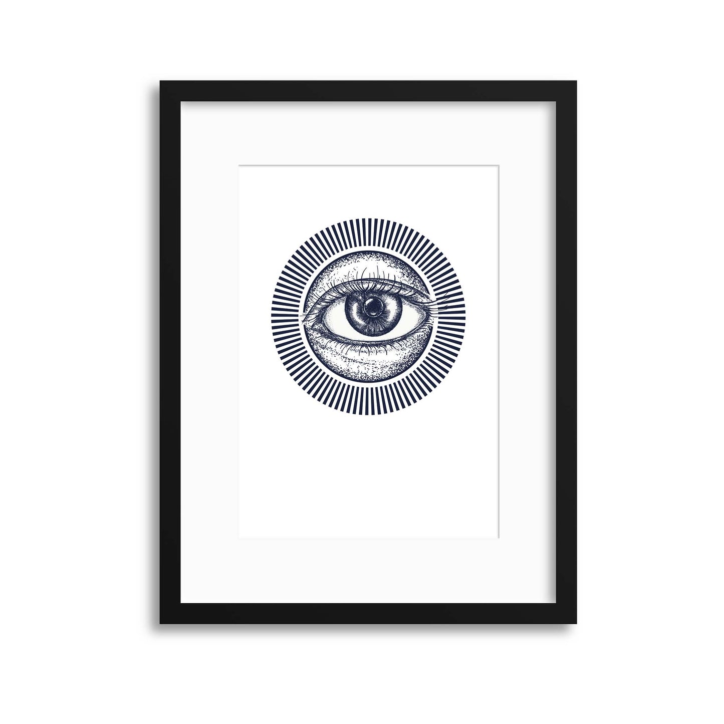 The Eye of the Illuminati Framed Print - USTAD HOME