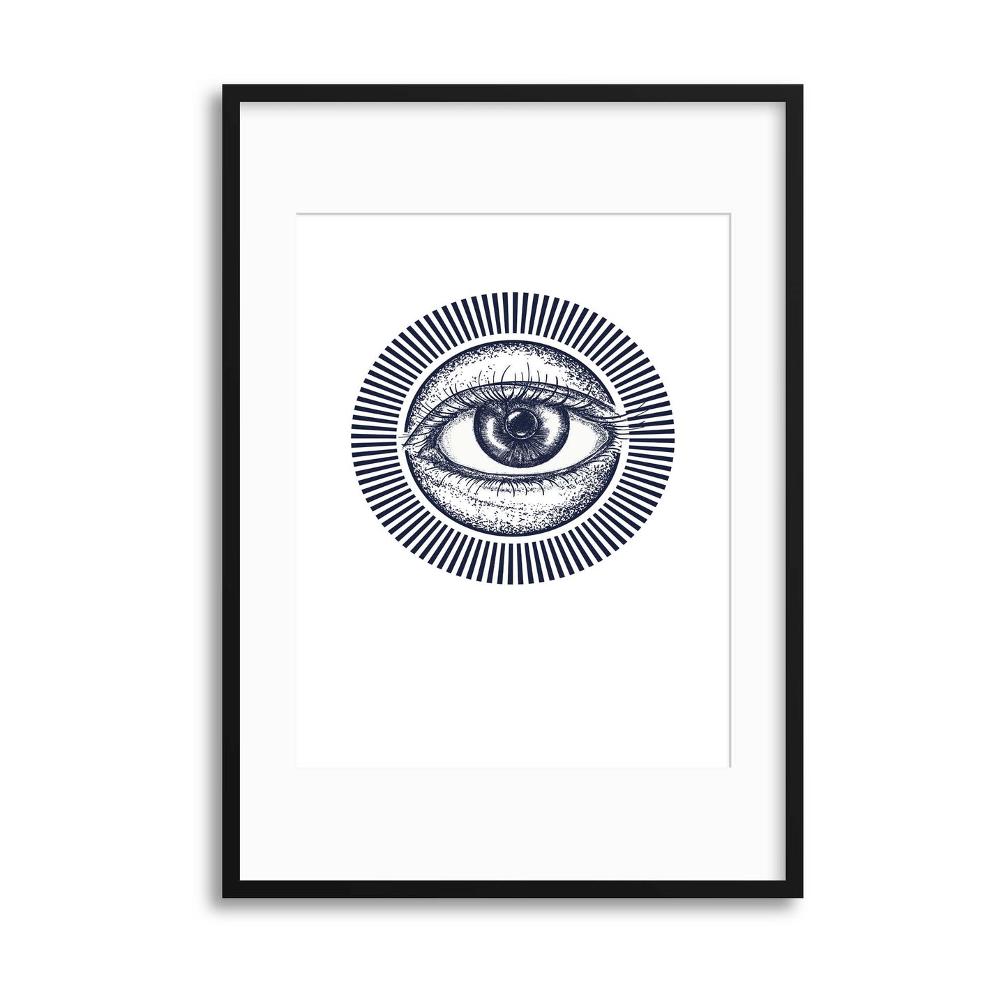 The Eye of the Illuminati Framed Print - USTAD HOME