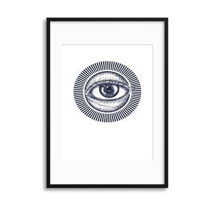 The Eye of the Illuminati Framed Print - USTAD HOME