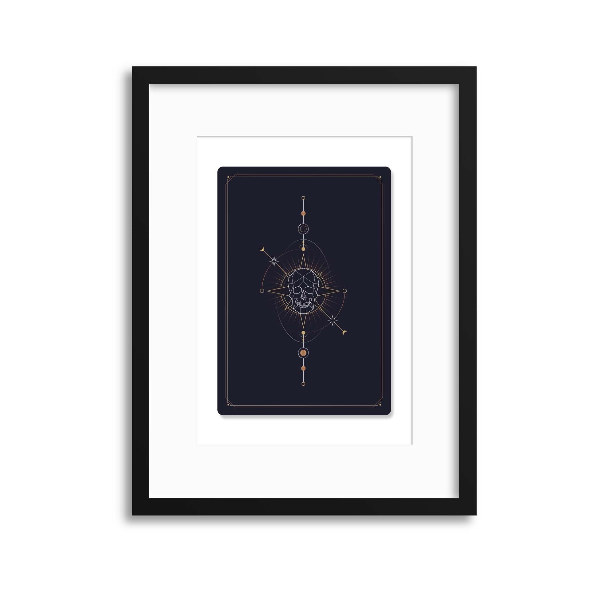 Astronomy Playing Cards Series III Framed Print - USTAD HOME