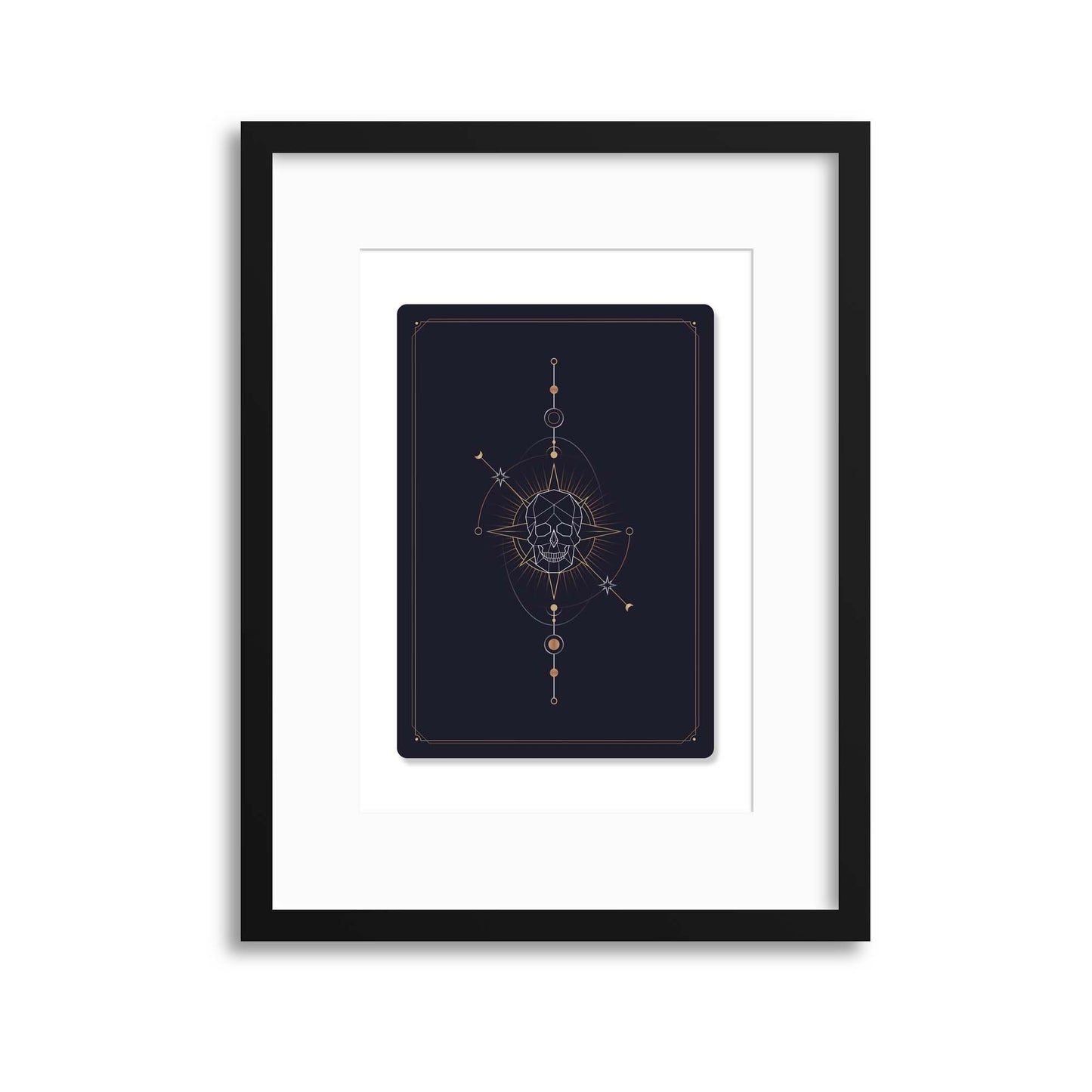 Astronomy Playing Cards Series III Framed Print - USTAD HOME