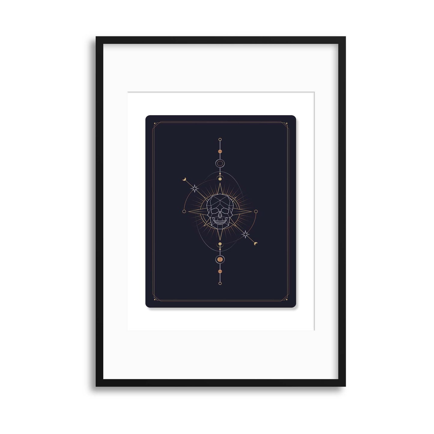 Astronomy Playing Cards Series III Framed Print - USTAD HOME