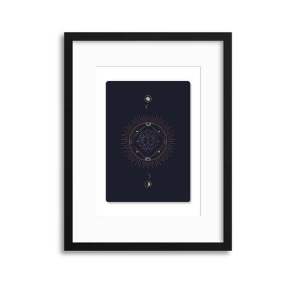 Astronomy Playing Cards Series II Framed Print - USTAD HOME