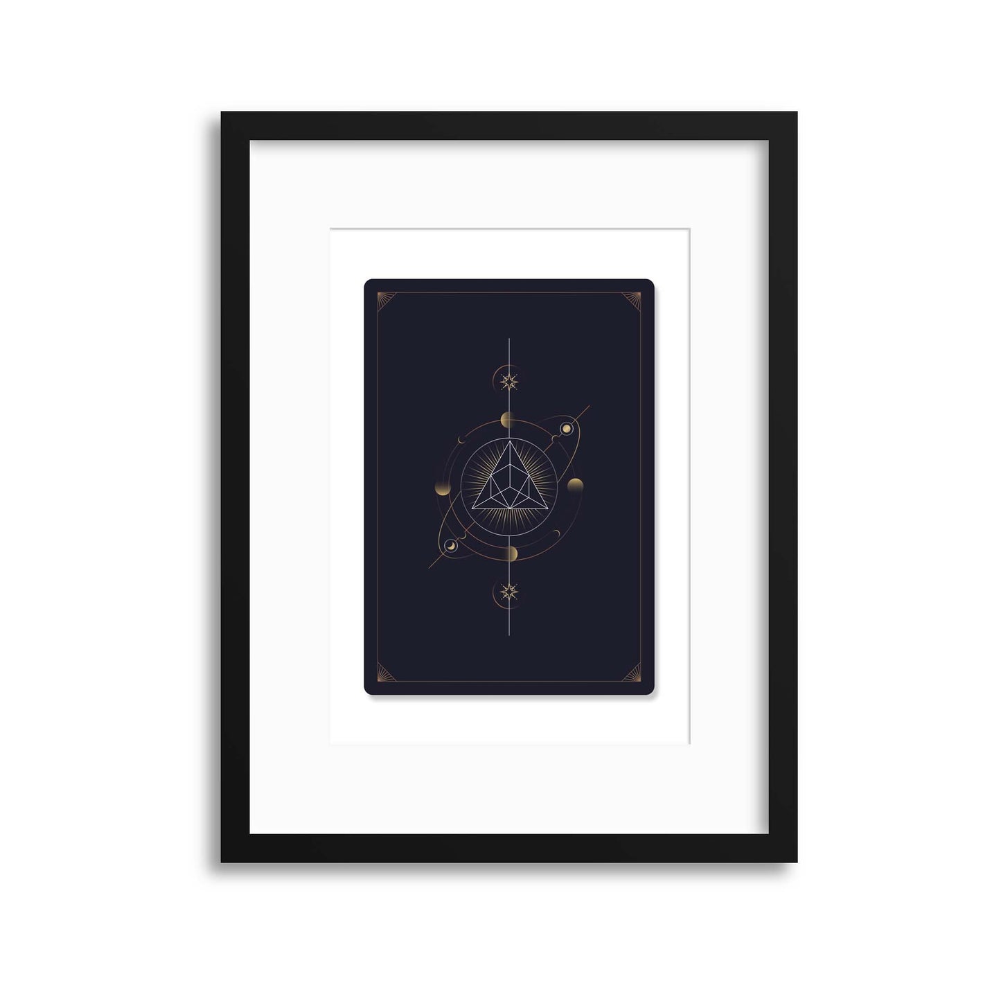 Astronomy Playing Cards Series I Framed Print - USTAD HOME