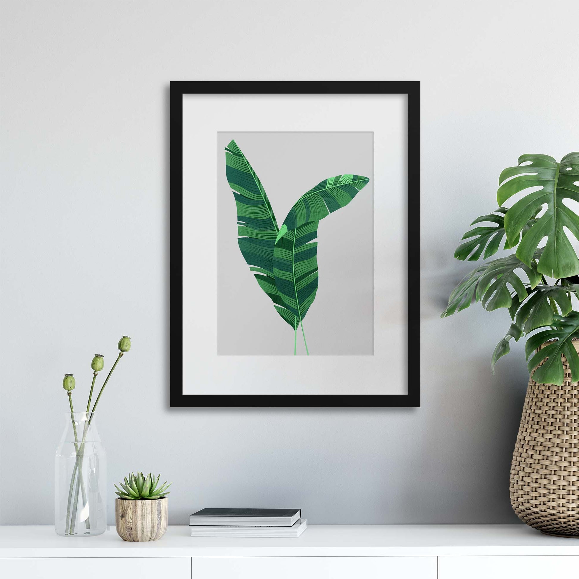 Leaf Exotica II Framed Print - USTAD HOME