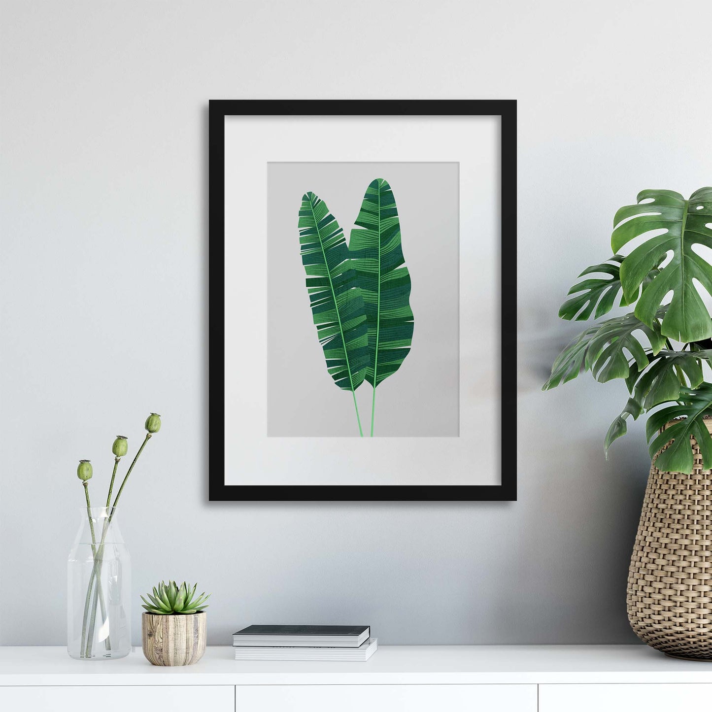 Leaf Exotica I Framed Print - USTAD HOME