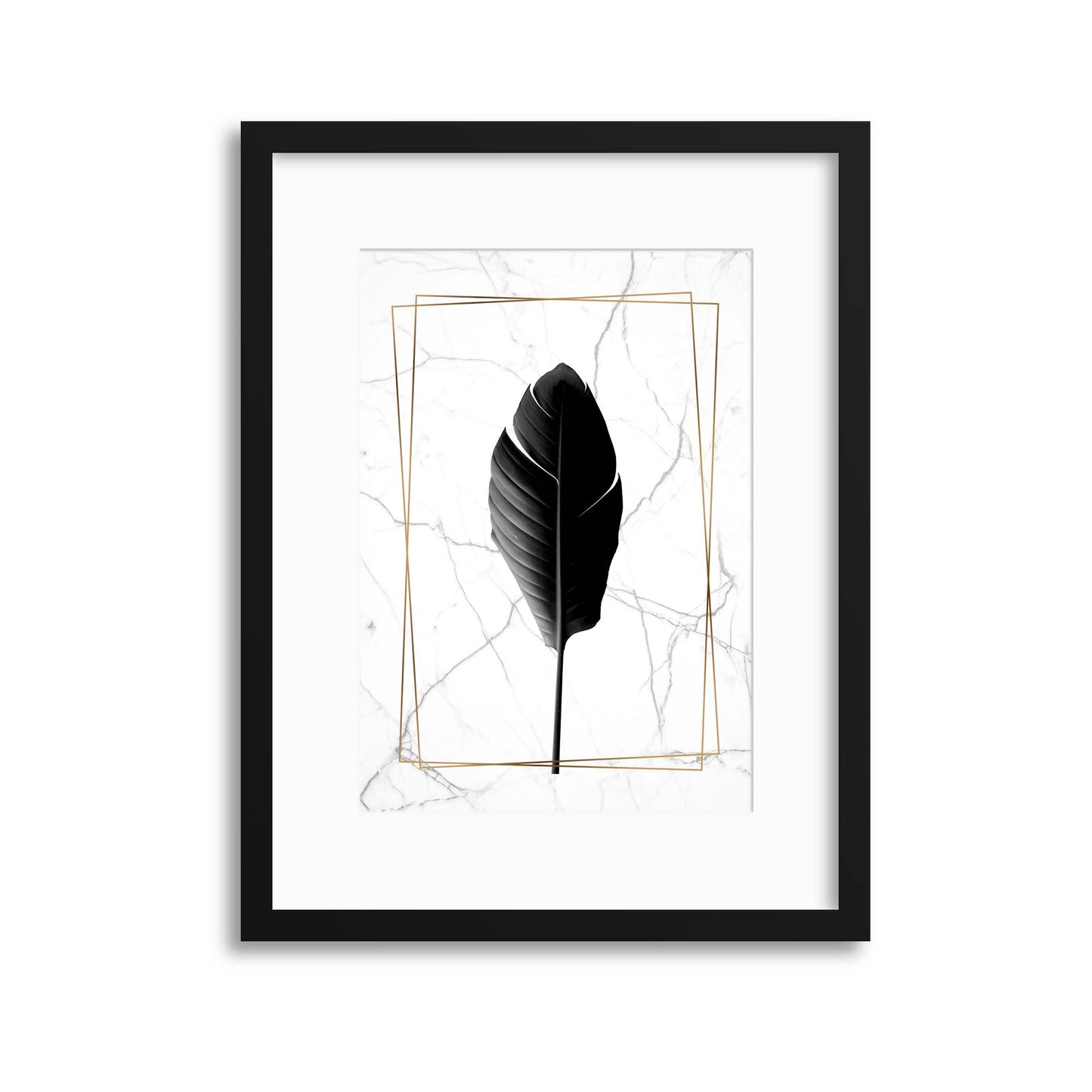 Marble Tropical 1 Framed Print - USTAD HOME