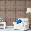 Waves Taupe Made-to-Measure Wallpaper Waterproof for Rooms Bathroom Kitchen - USTAD HOME
