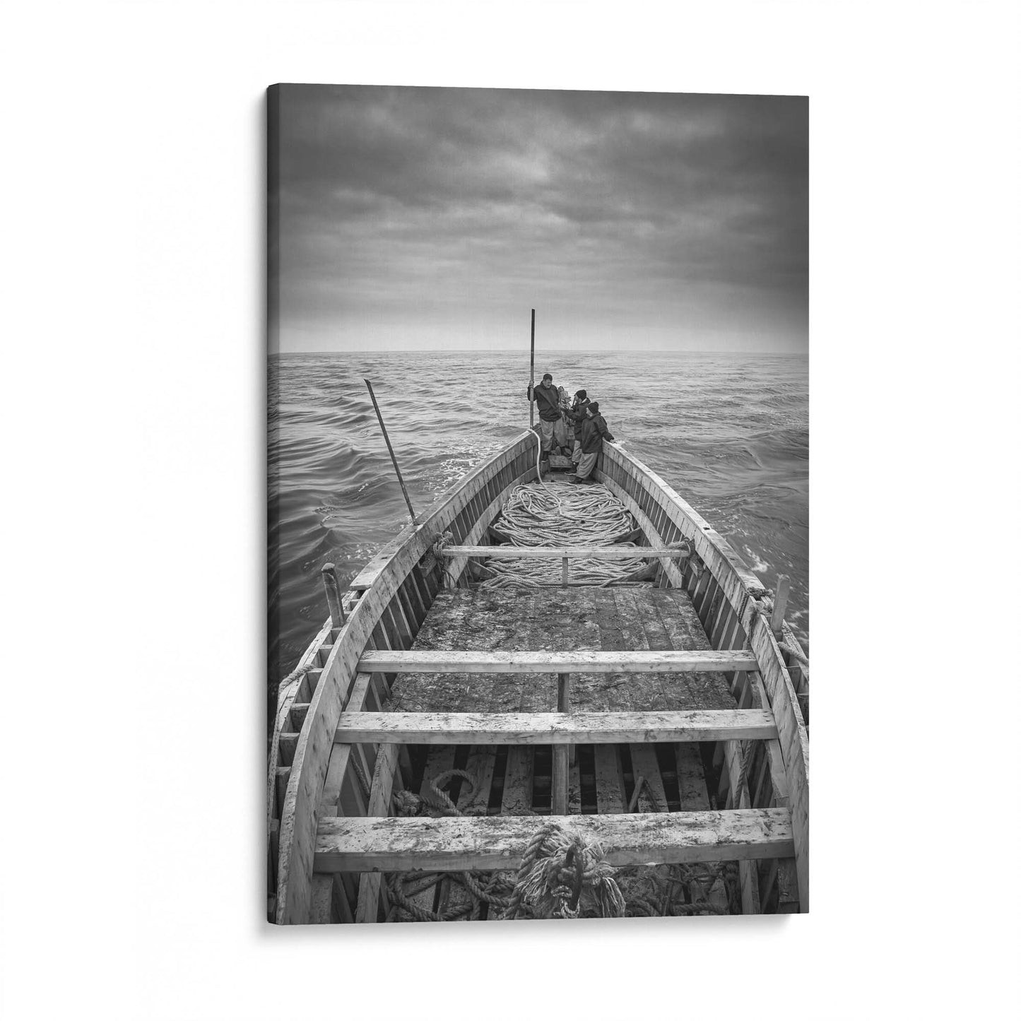 Fishermen / Ropes And Boats by Hosein Riahi - USTAD HOME