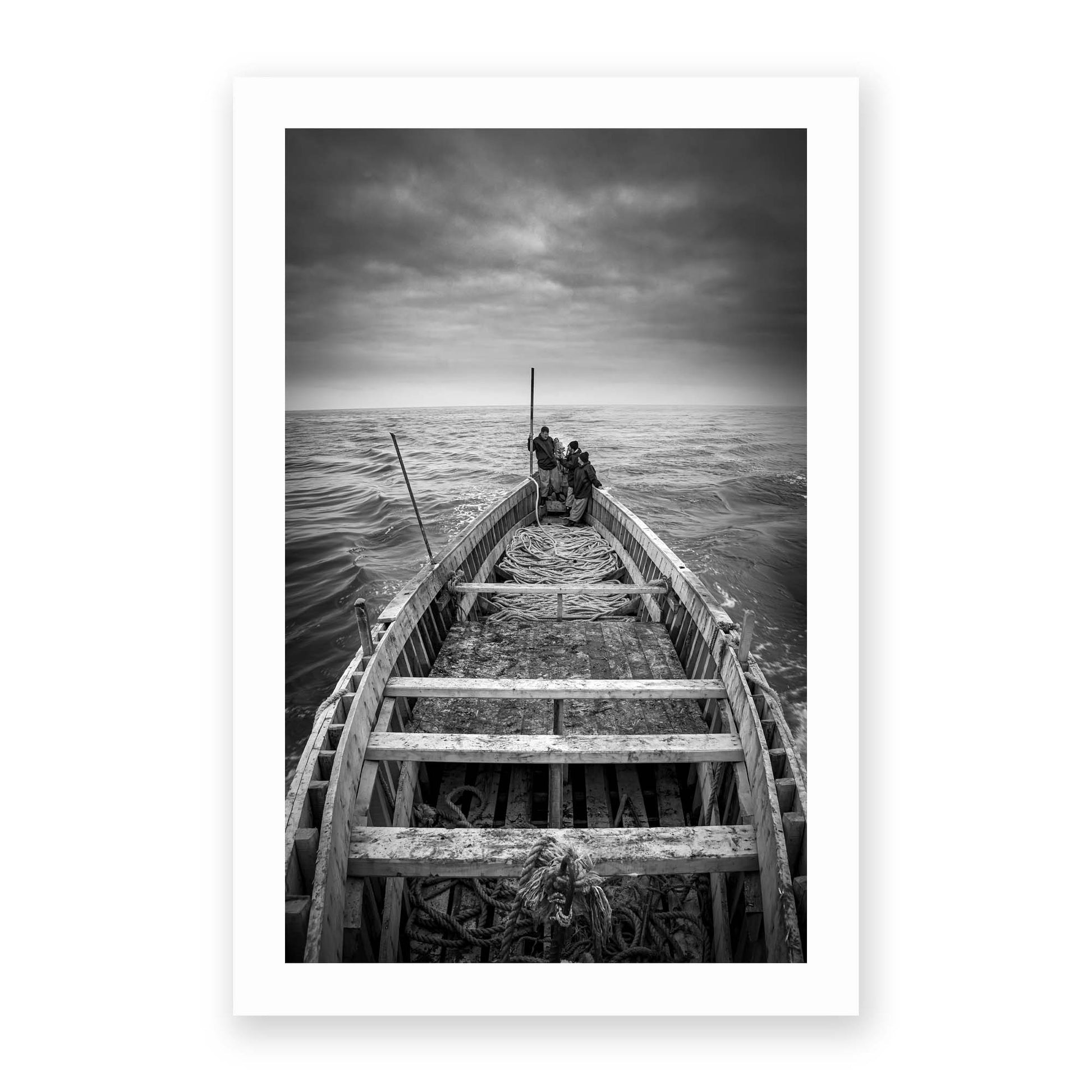 Fishermen / Ropes And Boats by Hosein Riahi - USTAD HOME