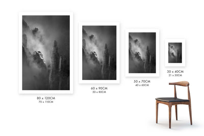 Huang Shan in the Fog by Guo Ji - USTAD HOME