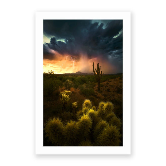 Storm Over Desert by Aidong Ning - USTAD HOME