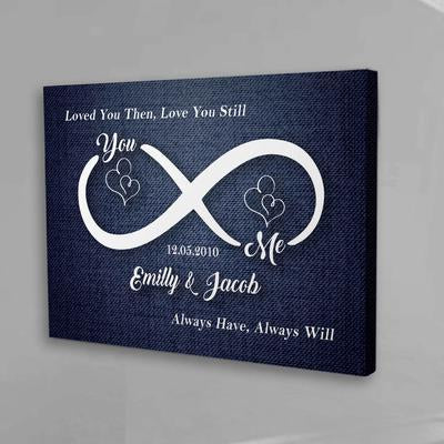 Exclusive "YOU & ME INFINITY LOVE" Canvas - USTAD HOME