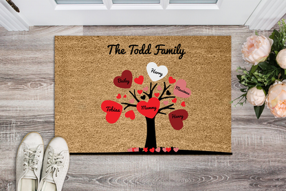 Special Family Tree Personalized Doormat - USTAD HOME