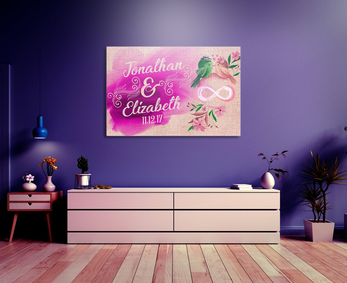 Special "INFINITY LOVE" Couple Canvas - USTAD HOME