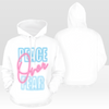 Super Smooth "Peace Over fear" Print Unisex White Hoodie - USTAD HOME