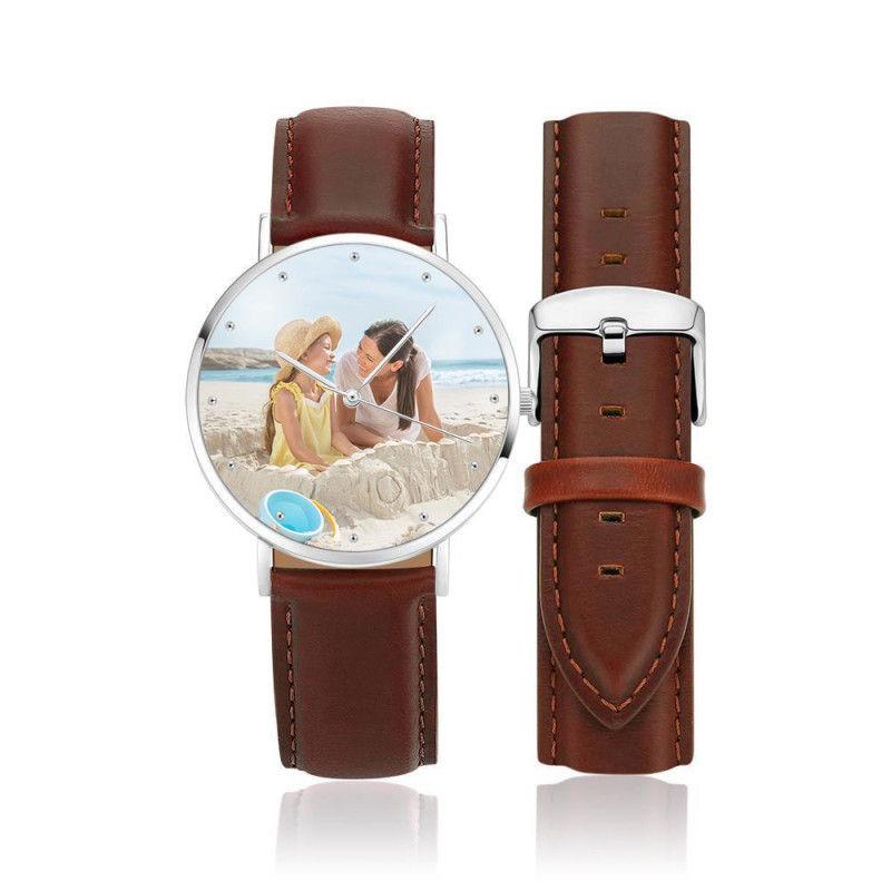 Women's Deluxe Leather Photo Watch - USTAD HOME