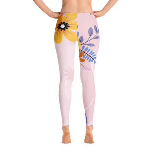 Personalized Faceless Illustration Multi Photo Design Leggings - USTAD HOME