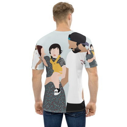 Personalised Faceless Illustration Photo Design All Over Print Unisex T-Shirt - USTAD HOME