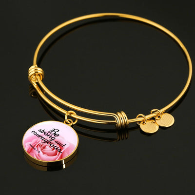 Be Strong and Courageous Luxury Bangle - USTAD HOME