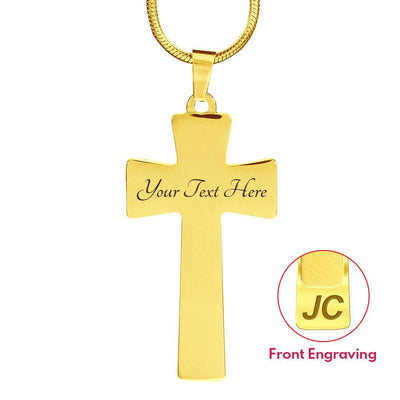 Trust in the Lord Luxury Cross Necklace - USTAD HOME