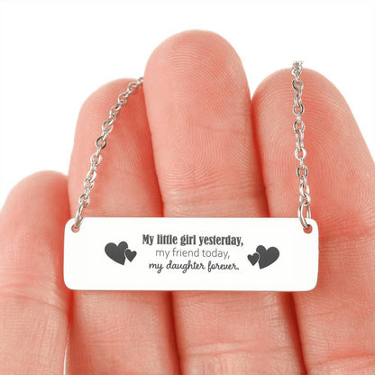 Stunning Personalized "My Daughter Forever" Necklace - USTAD HOME