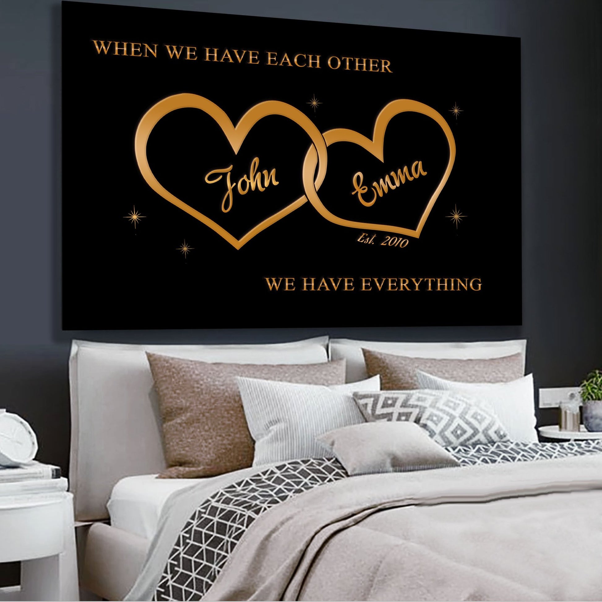 Premium "FOR THE CLOSEST ONE TO YOUR HEART" Canvas - USTAD HOME