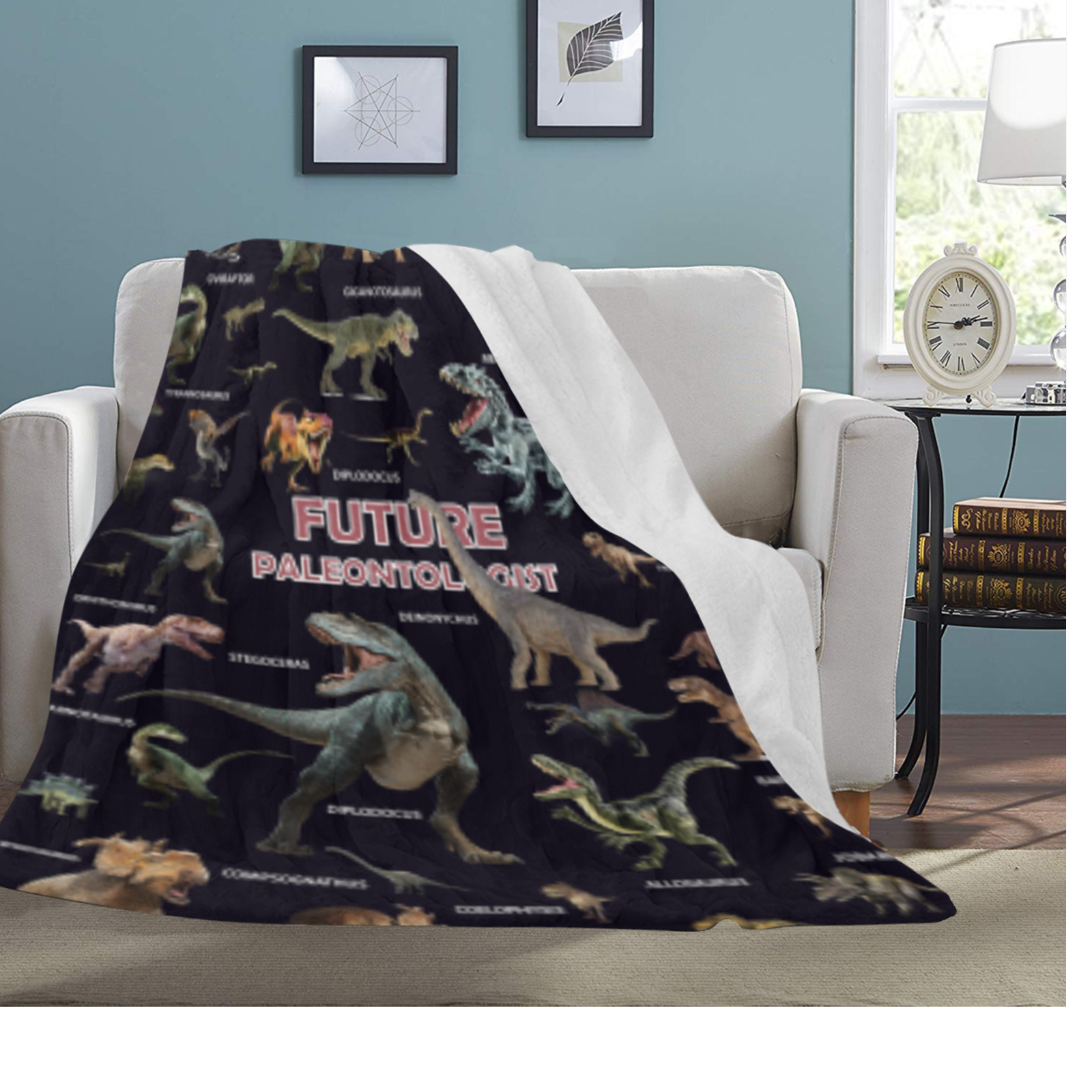 Amazing "Black Dinosaur" Soft Blanket - USTAD HOME