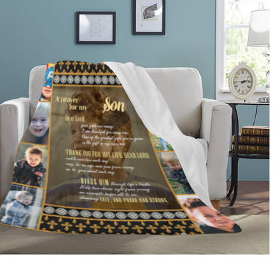Exclusive "A Prayer for my Son" Blanket - USTAD HOME