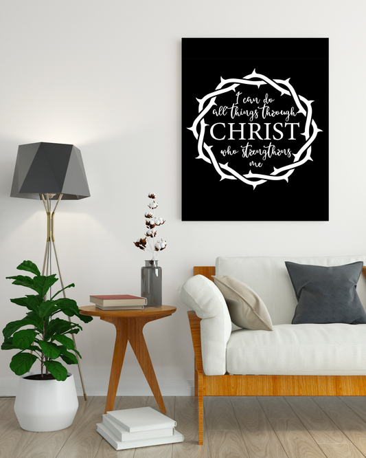 Powerful "CHRIST" Canvas Print - USTAD HOME