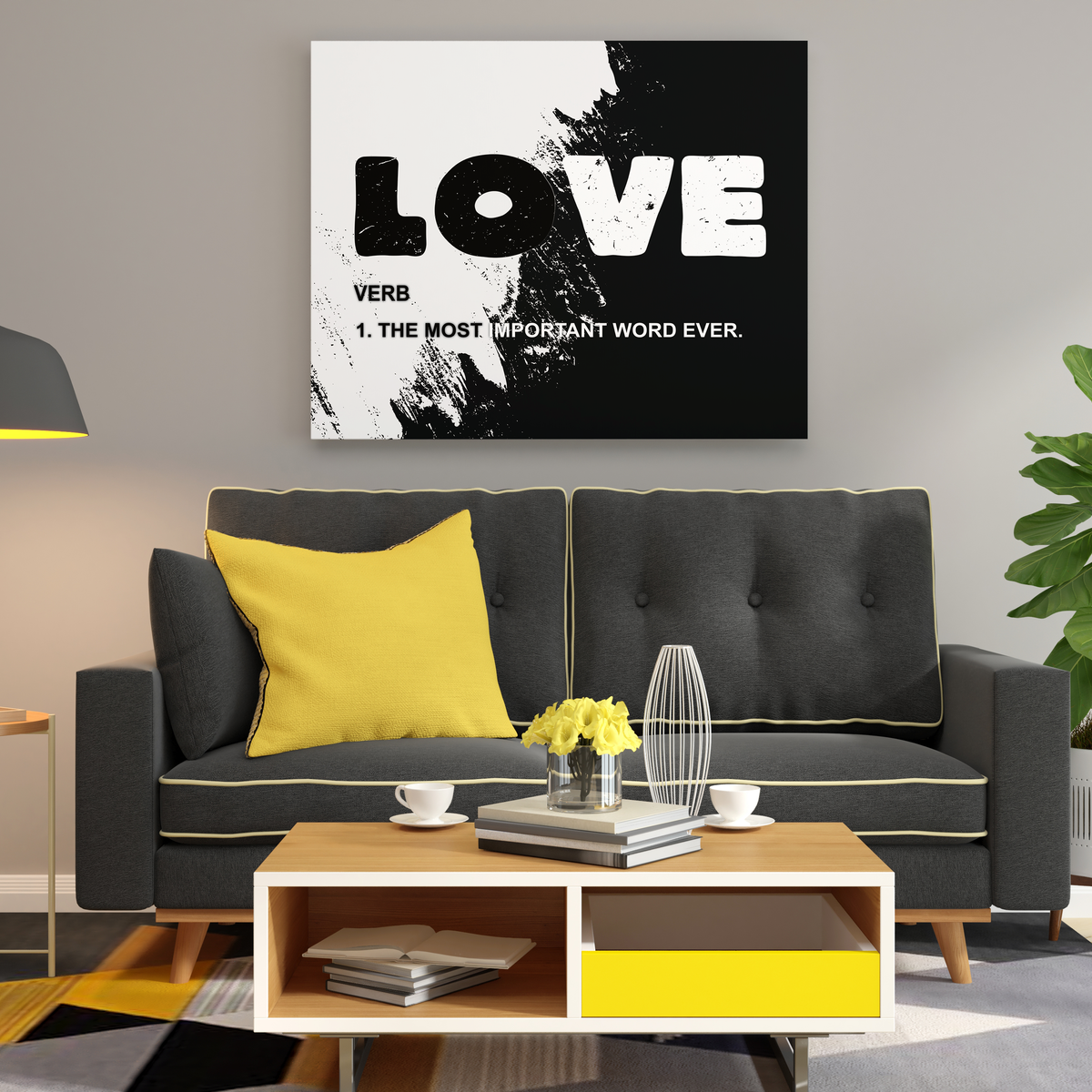 Amazing "LOVE" Canvas Print - USTAD HOME