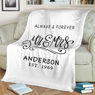 Elegant "Always & Forever" Blanket - USTAD HOME