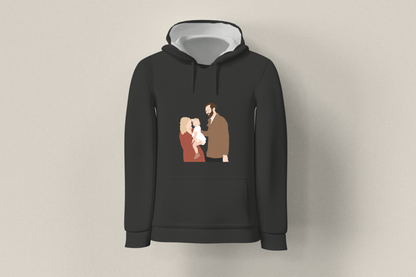 Personalised Faceless Illustration Photo Design Front Print Unisex Hoodie - USTAD HOME