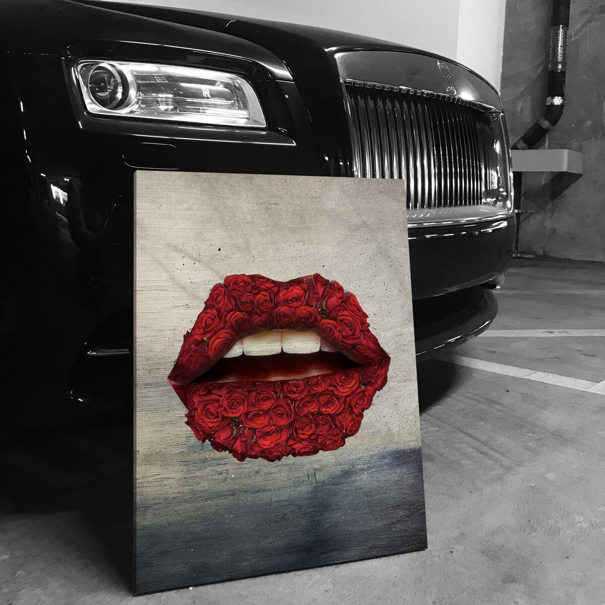 Beautiful "Rose Lips" Canvas - USTAD HOME