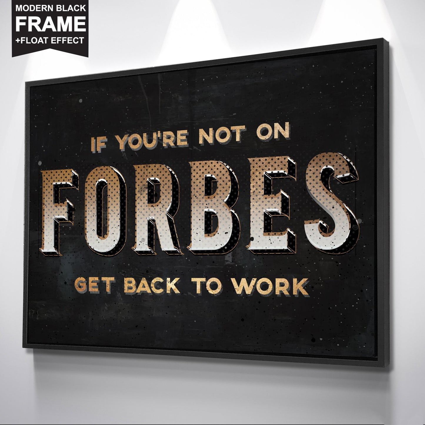 Motivating "Forbes List" Premium Canvas - USTAD HOME