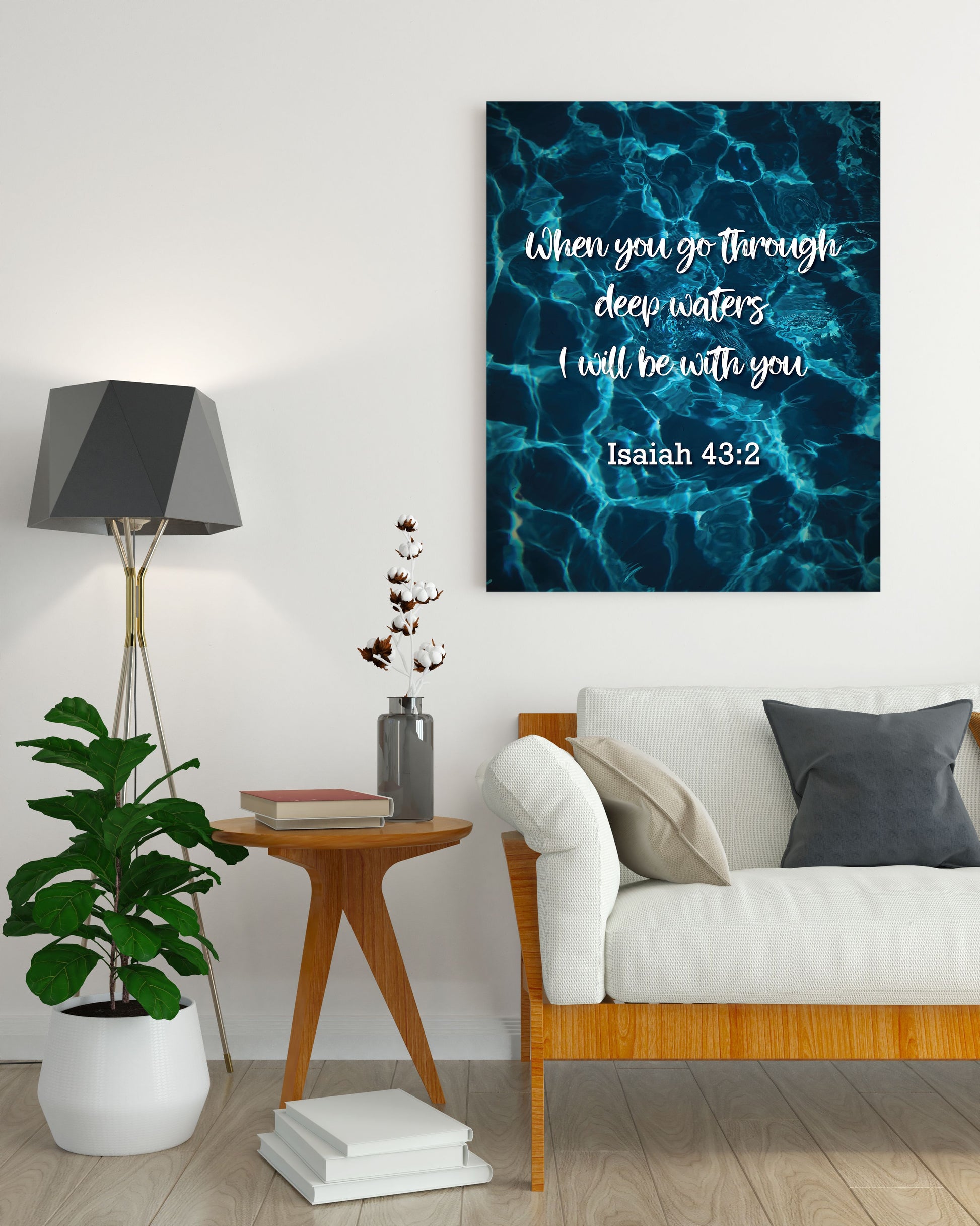 Marvelous "I will be with you" Canvas Print - USTAD HOME