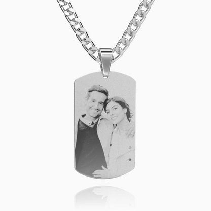 Comfortable Photo Etched Luxury Necklace - USTAD HOME