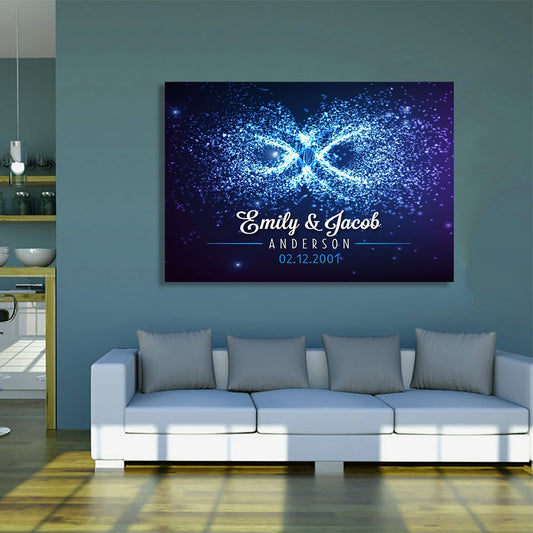 Deluxe "OUR LOVE IS LIKE INFINITE" Canvas - USTAD HOME