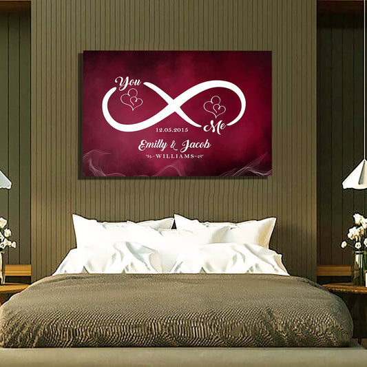 Gorgeous "LOVE EACH OTHER INFINITY" Canvas - USTAD HOME