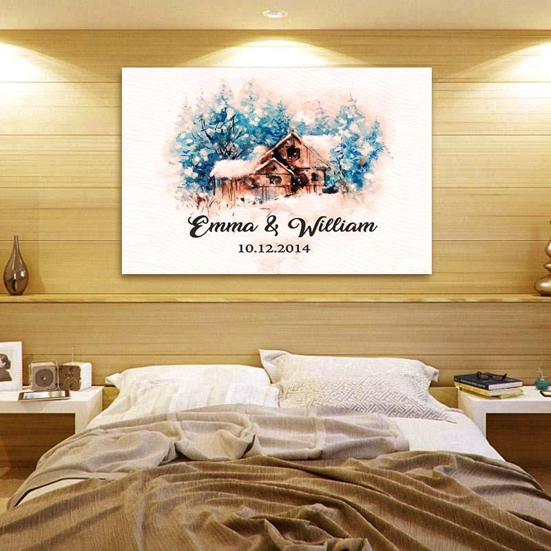 Graceful "COUPLE SWEET HOME" Canvas - USTAD HOME