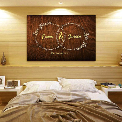 Captivating " Love Forever & Ever " Exclusive Canvas - USTAD HOME