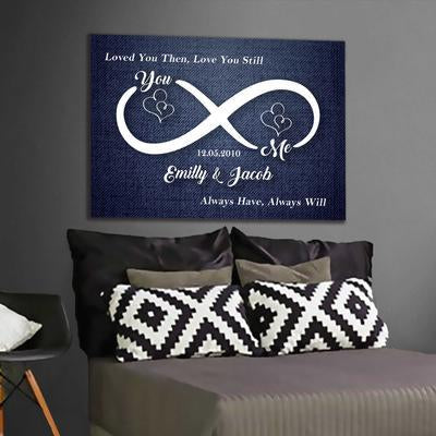 Exclusive "YOU & ME INFINITY LOVE" Canvas - USTAD HOME