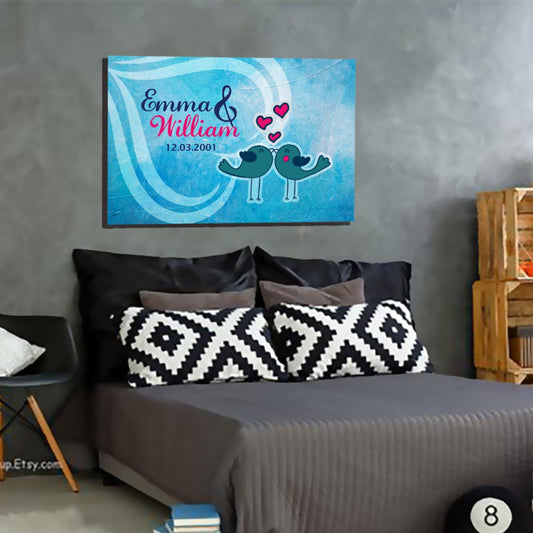 Dazzling "I STILL REMEMBER OUR FIRST KISS" Couple Canvas - USTAD HOME