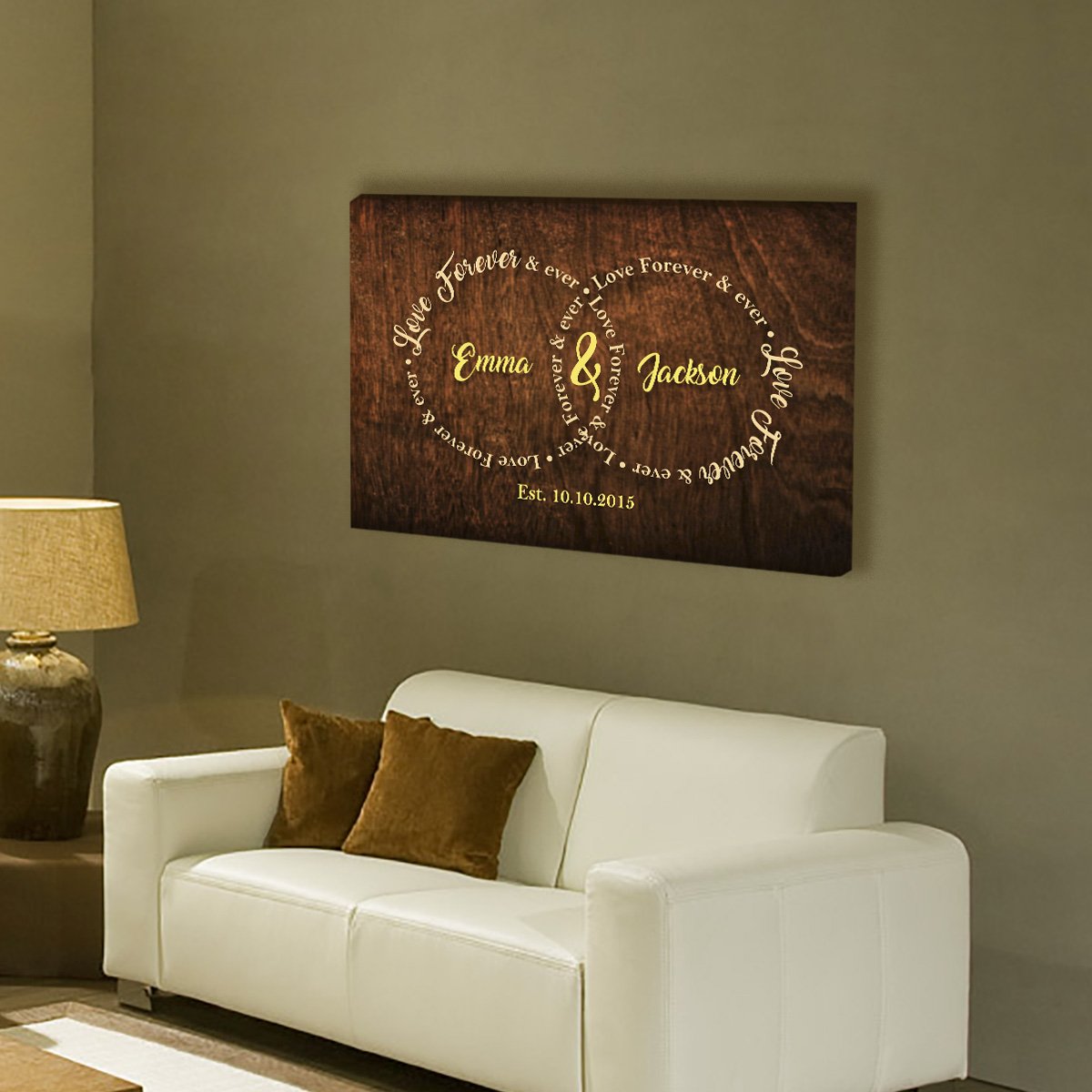 Captivating " Love Forever & Ever " Exclusive Canvas - USTAD HOME