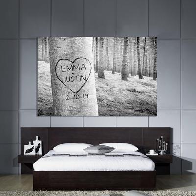 Carved Heart Art Special Canvas Art - USTAD HOME